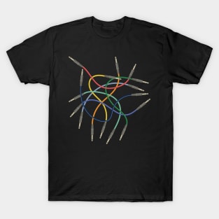 Modular Synthesizer Audio Engineer Mixer Cables T-Shirt